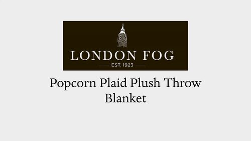 London fog outlet oversized throw